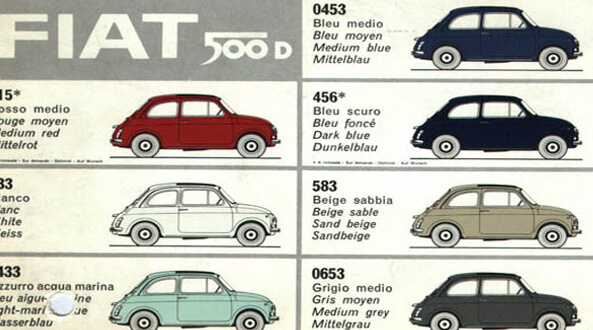 Fiat 500 oldtimer and Fiat 126 facts and figures