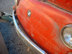 Lamiera frontale Fiat 500 d'epoca