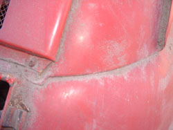 Fiat 500 classic - C-pillar transition roof-side panel right