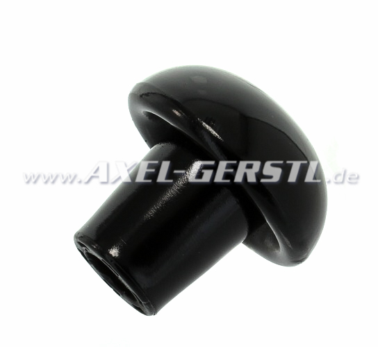 Gear shift knob (original shape), black Fiat 500 - Spare parts Fiat 500  classic 126 600 onderdelen | Axel Gerstl