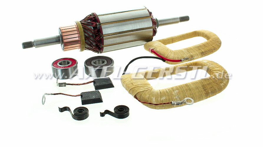 Generator restore kit Fiat 500 N/D/F/L/R/126 1.Serie - Spare parts Fiat 500  classic 126 600 onderdelen | Axel Gerstl