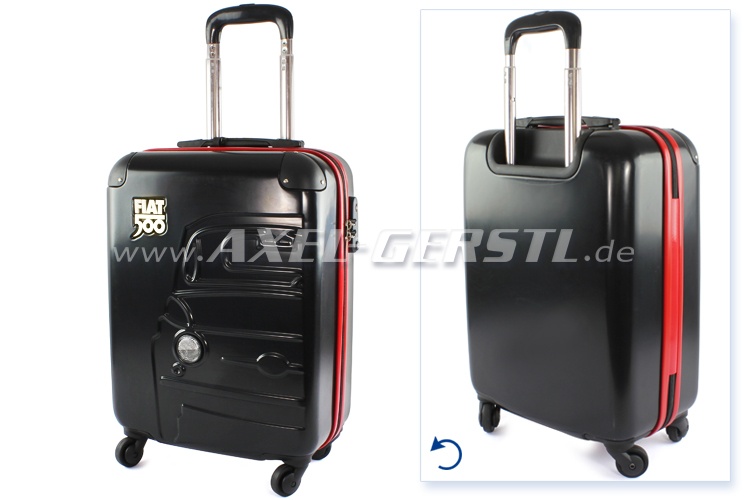 Luggage trolley Fiat 500, black