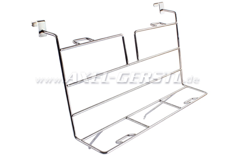 Luggage rack for engine lid, chrome Fiat 500