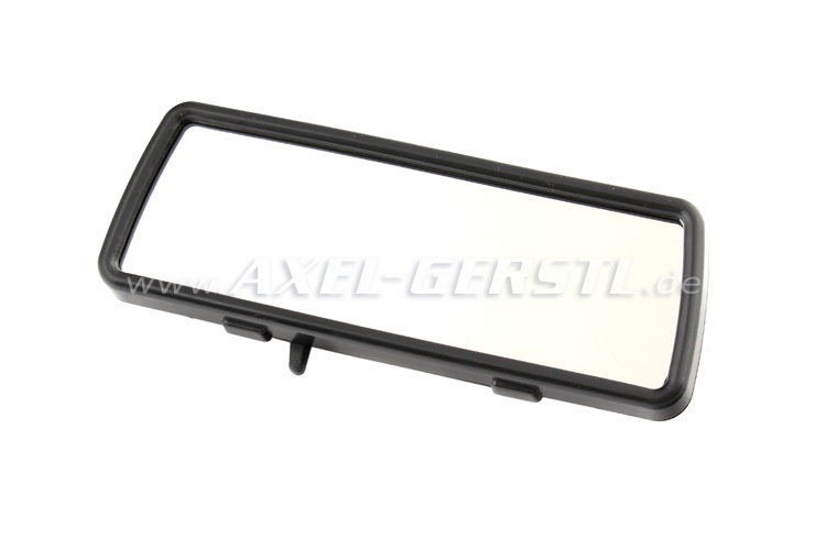 Rearview mirror (incl. light),internal,black (plastic cover) Fiat 500 F/L/R