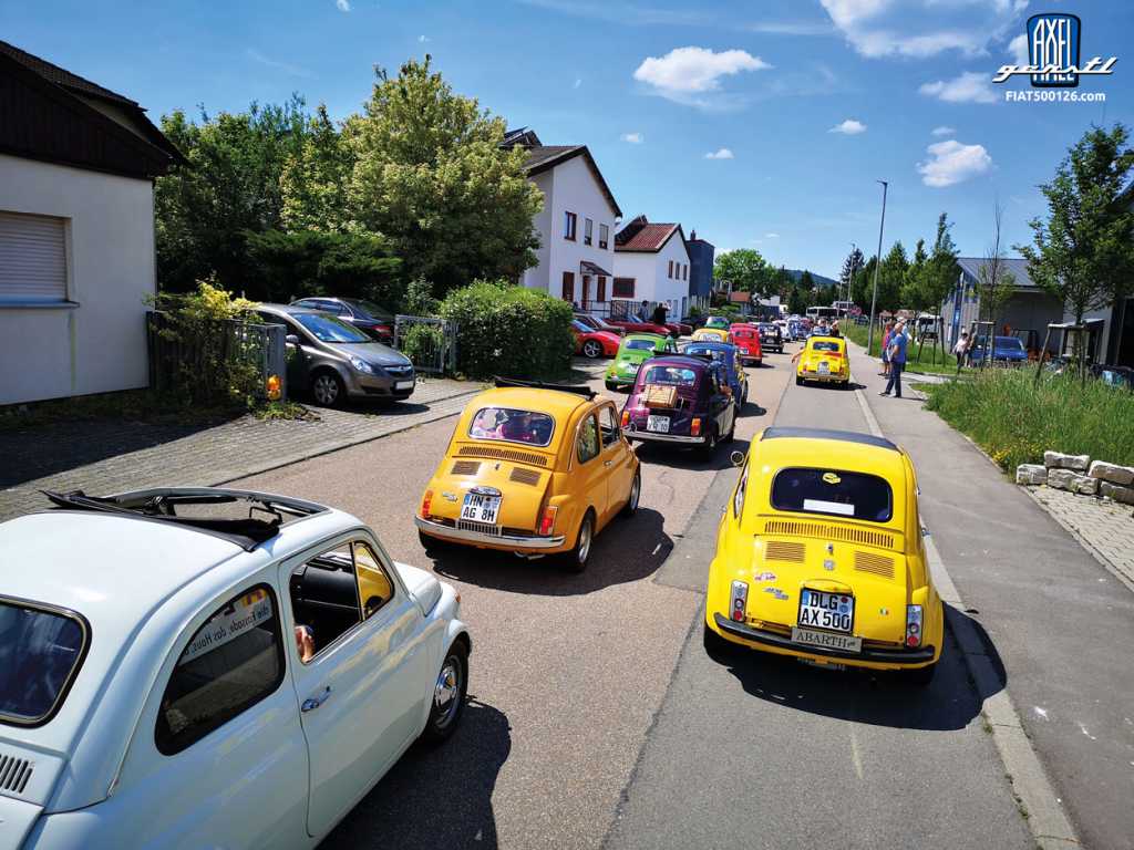 Rapport de suivi du rassemblement Fiat 500 2019 à Fellbach