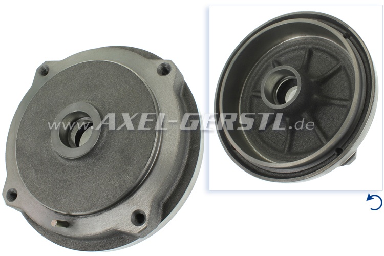 Bremstrommel vorne, Lkr. 190 / Dm 170mm (ital. Produktion) Fiat 500 N/D/F/L/R/126 1.Serie 