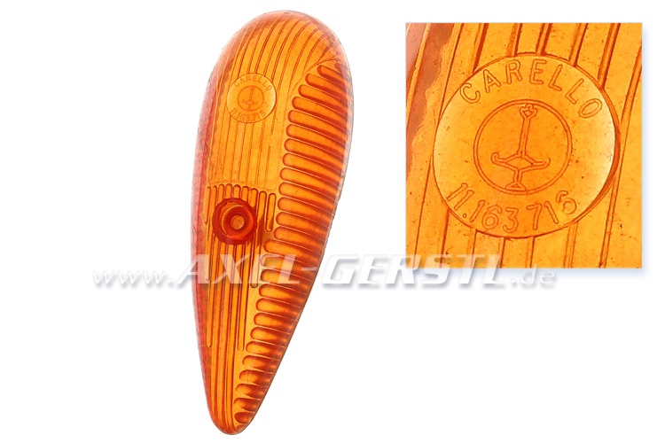 Freccia laterale, arancione, CARELLO Fiat 500 N