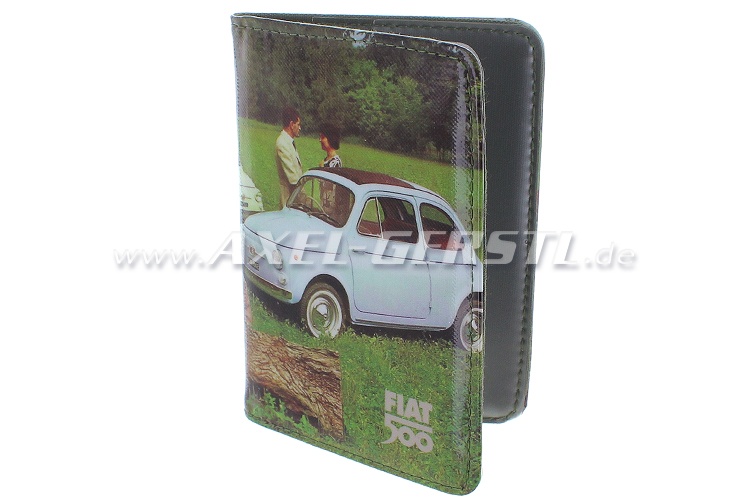 Document wallet, PVC, Fiat 500 countryside
