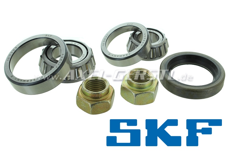 Set of front wheel bearings, for 1 side, made by SKF Fiat 500 F/R/126 til '77 (Fiat 500 N/D) 