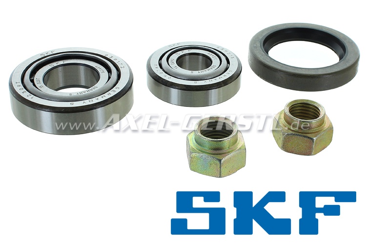 Set of front wheel bearings, for 1 side, made by SKF Fiat 126 2.series/126P/126 BIS/500 Giardiniera/600/850