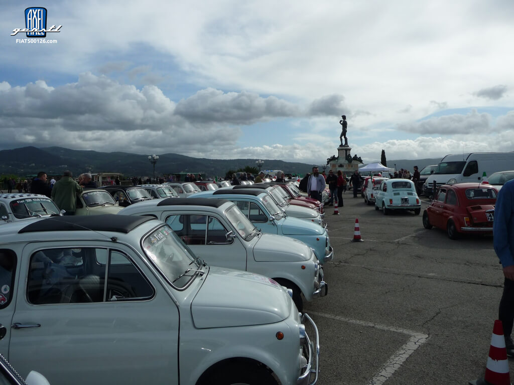 Fiat 500  meeting in Florence