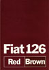 Prospekt Fiat 126 Red&Brown