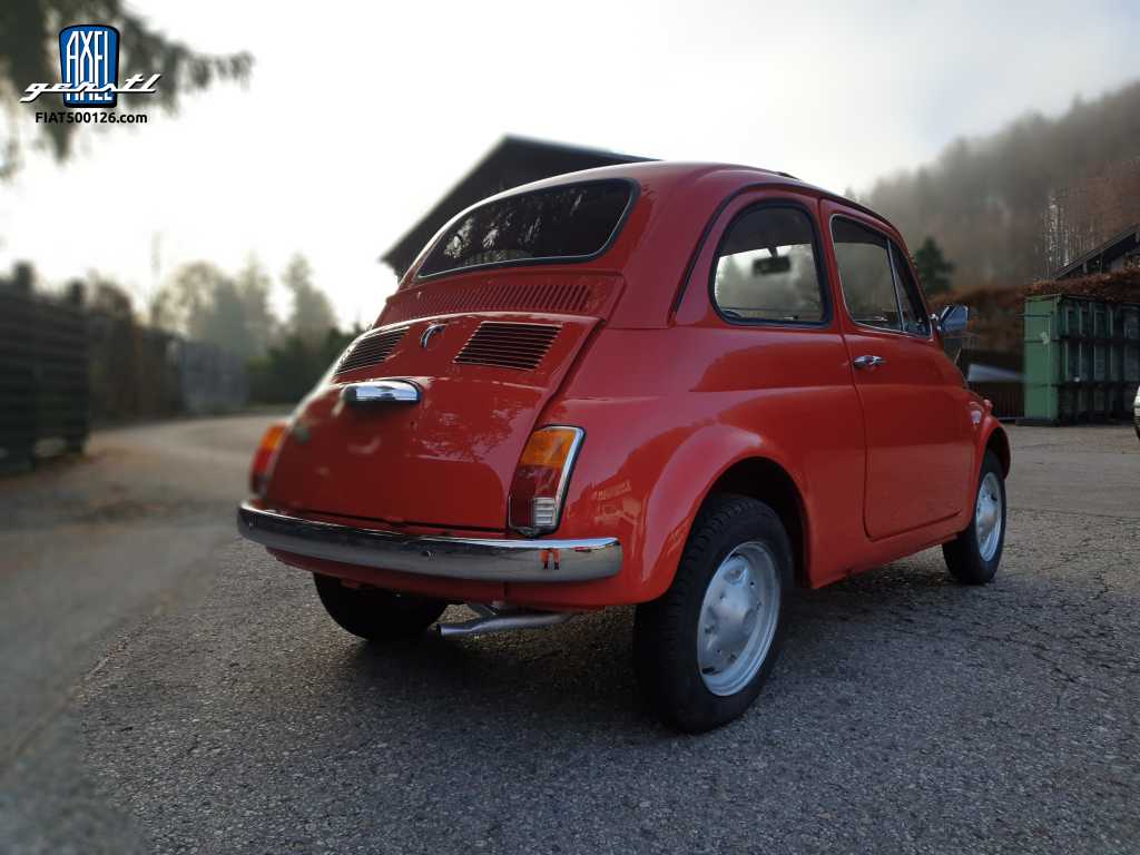 Fotodokumentation von Phillip Sengeleitner: Restauration eines Fiat 500 R