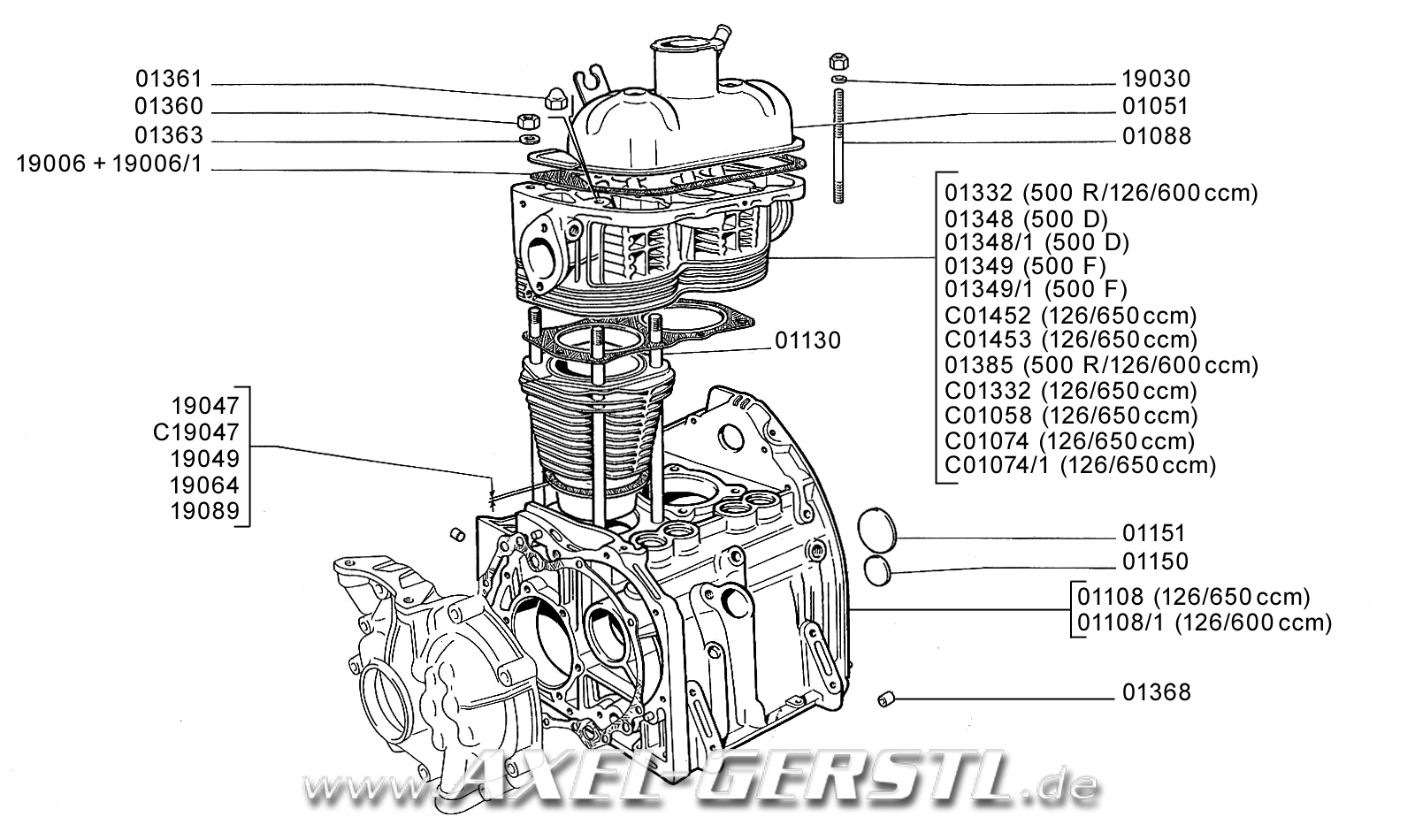 Ventildeckel coupe Fiat 5 Zylinder, 136,65 €