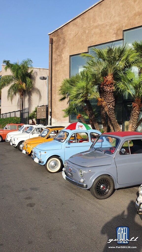 Das Fiat 500-Treffen in Catania 2022