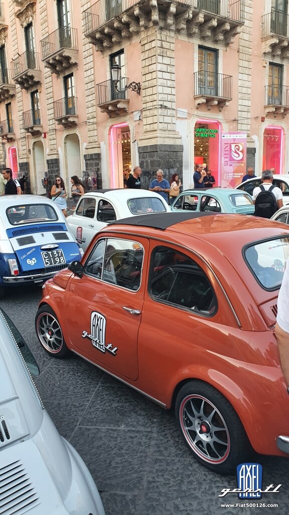 Das Fiat 500-Treffen in Catania 2022
