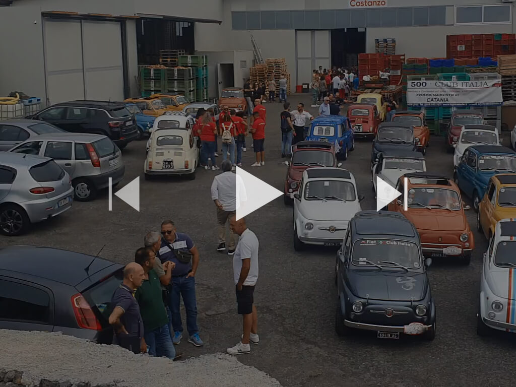 The Fiat 500 Meeting in Catania 2023