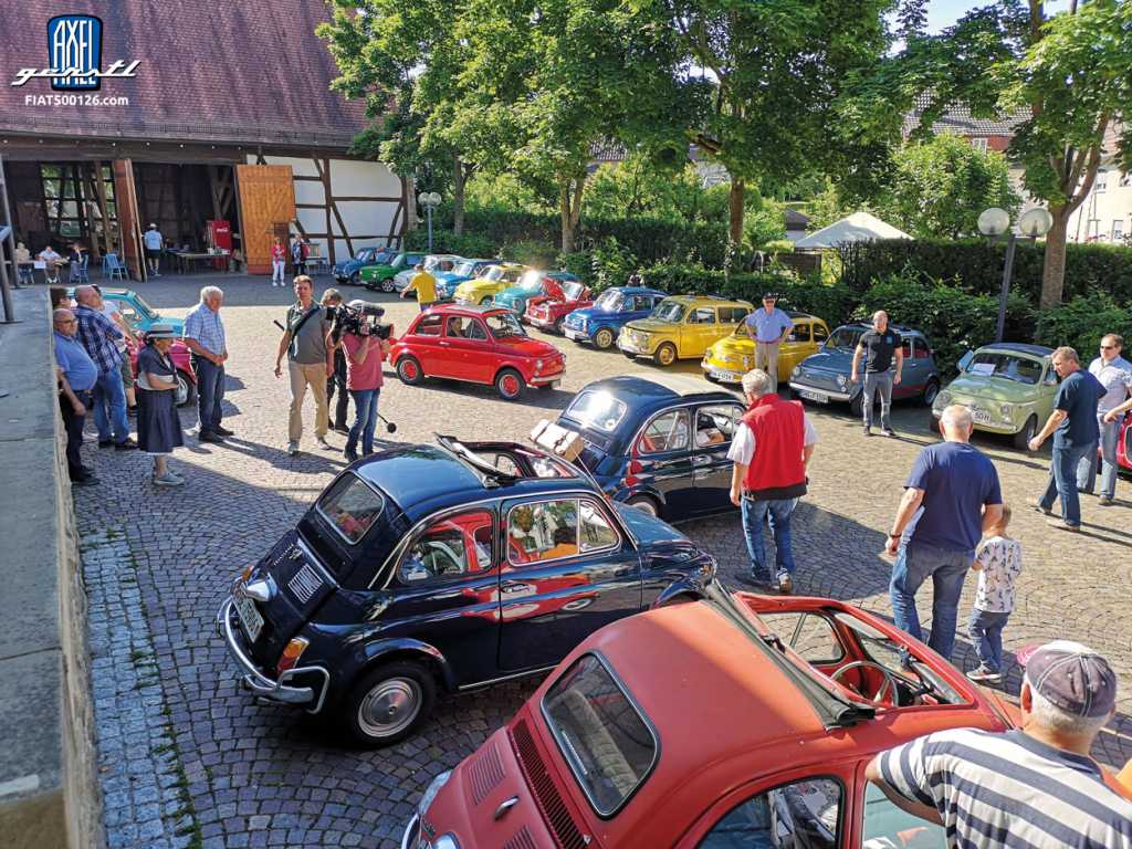 Fiat 500 Treffen in Fellbach