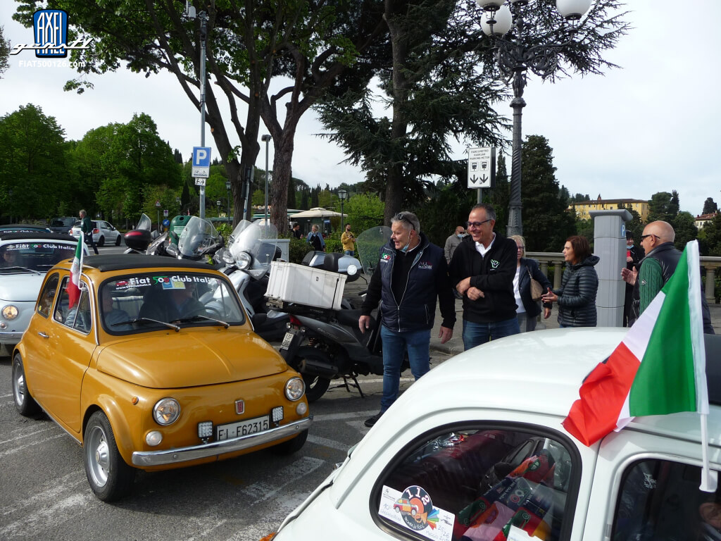 Treffen des Fiat 500 Club Italia in Florenz 2022