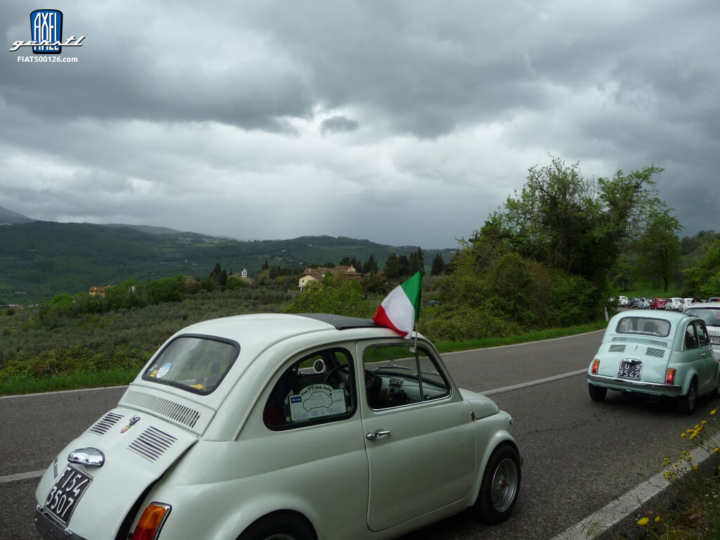 Raduno del Fiat 500 Club Italia a Firenze 2022