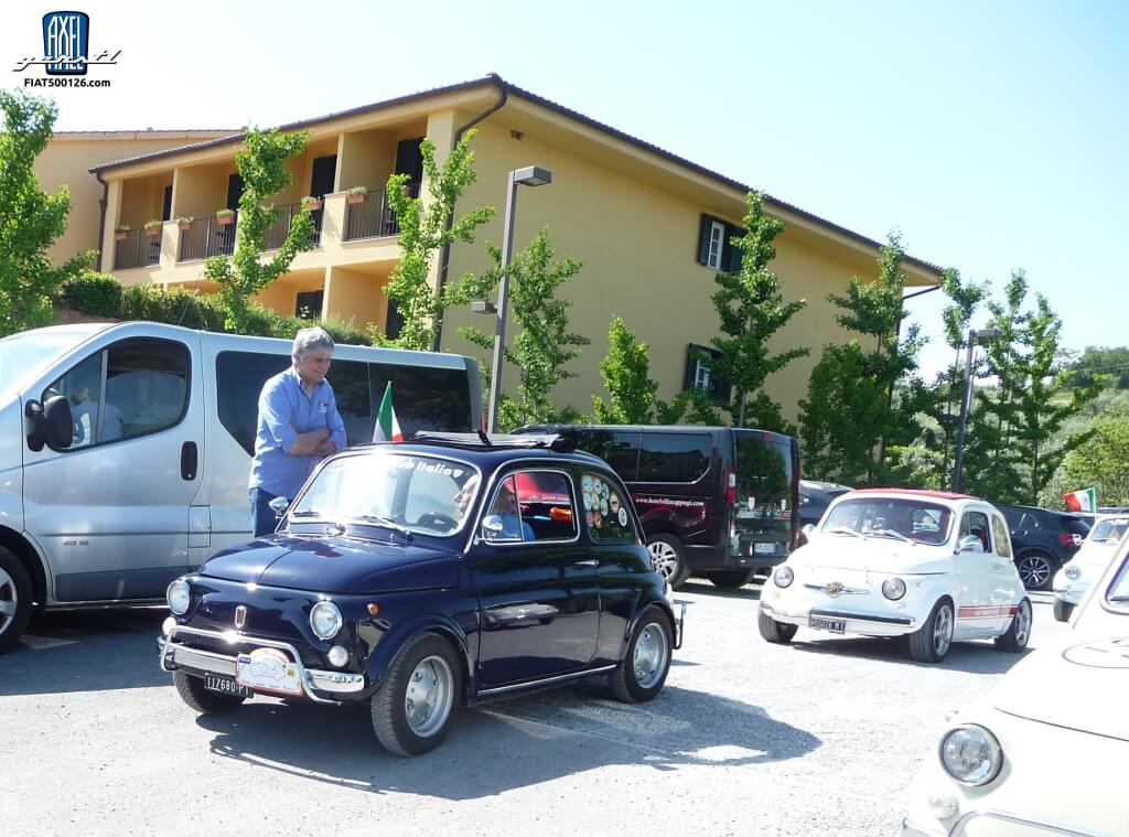 La rencontre du Club Fiat 500 Italia à Pistoia