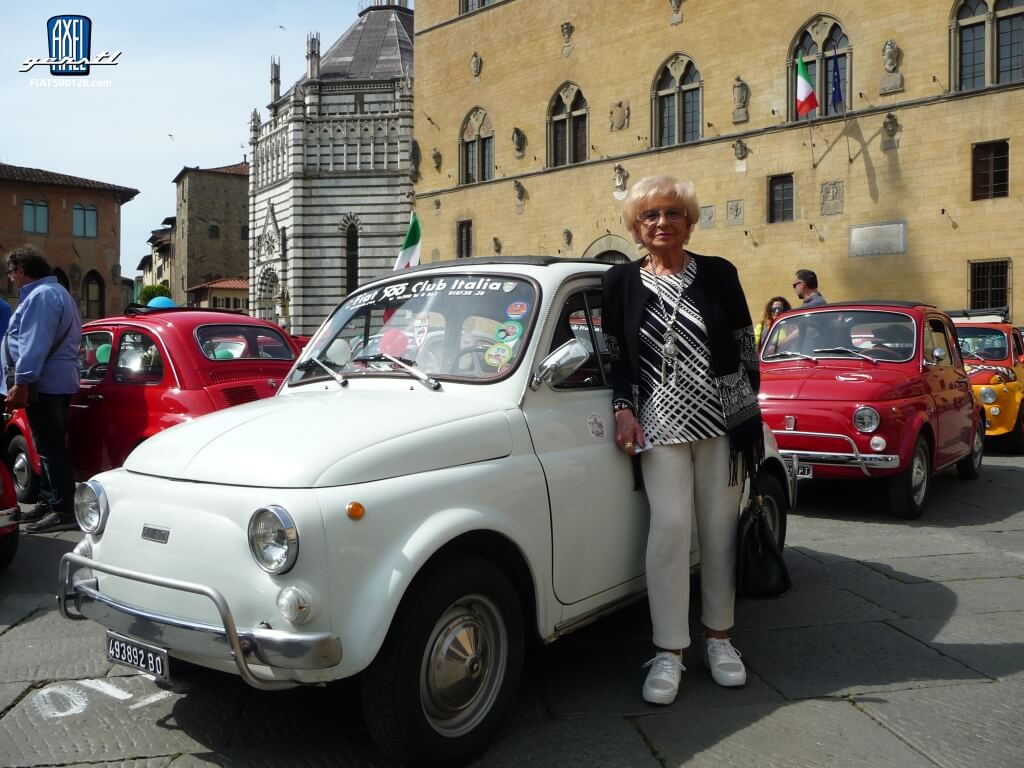 Raduno del Fiat 500 Club Italia a Pistoia