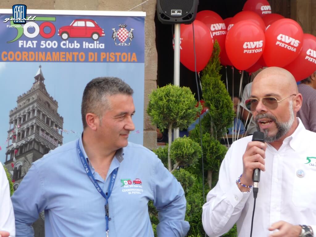 La rencontre du Club Fiat 500 Italia à Pistoia