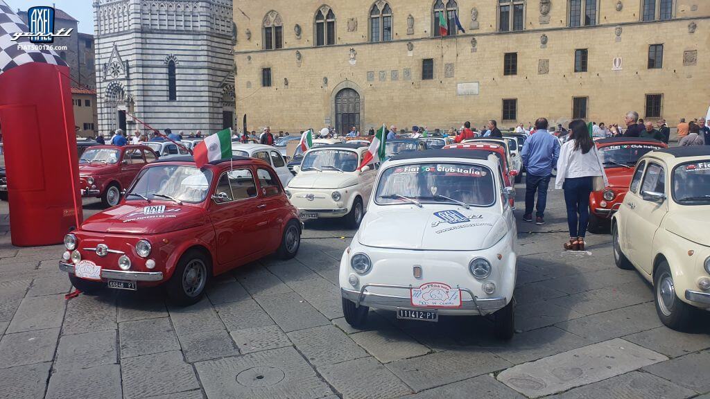 Das Treffen des Fiat 500 Club Italia in Pistoia 2023