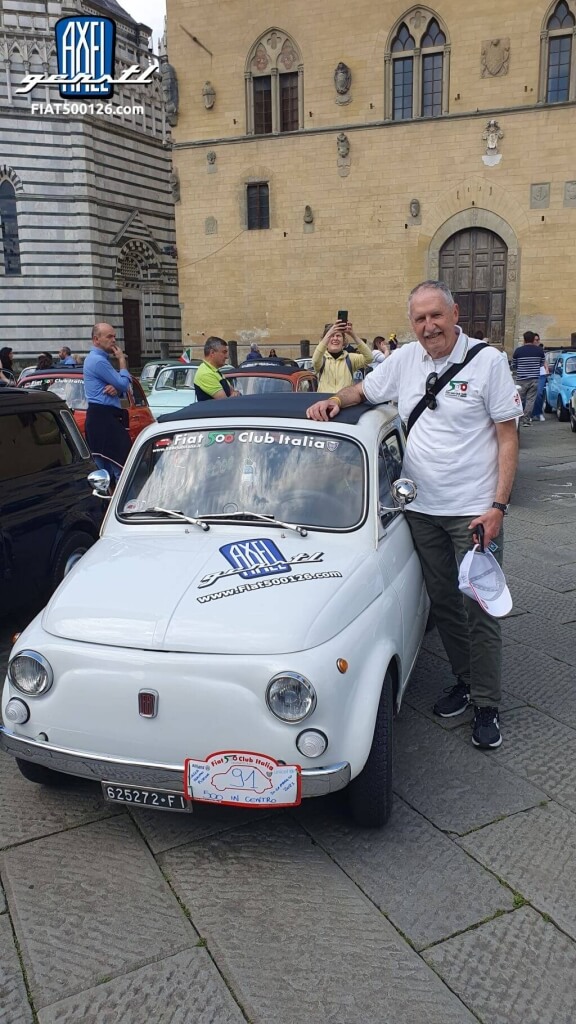 Das Treffen des Fiat 500 Club Italia in Pistoia 2023