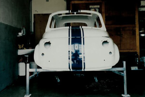 vor dem Zusammenbau - Fiat 500 Restauration