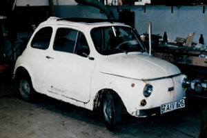 Originalzustand vor der Restauration - Fiat 500 Restauration
