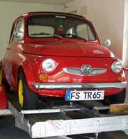 Umbau Fiat 500 in Steyr Puch