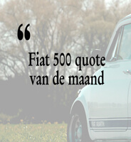Fiat 500 quote van de maand