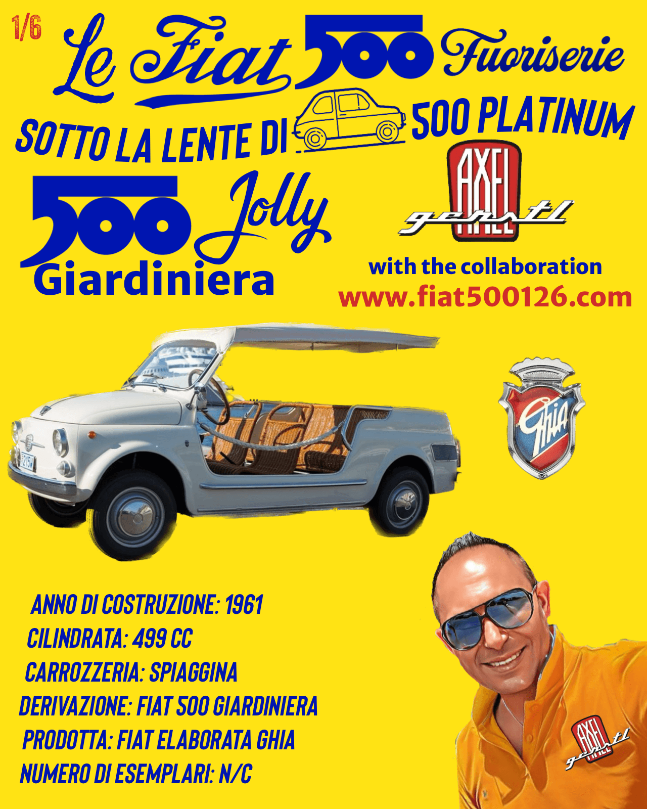 Zahlen_Fakten_Fiat_500_Sondermodelle_Giardiniera_Jolly - Ersatzteile Fiat  500 Oldtimer 126 600 | Axel Gerstl