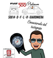 Fiat 500 speedometer versions