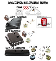 Fiat 500 tanks and fuel level sensor