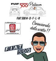 Fiat 500 Emblemi posteriori