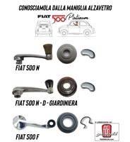 Fiat 500 Manovelle alzacristallo