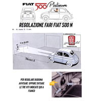 Fiat 500 Scheinwerfer