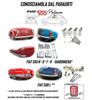 Fiat 500 Stoßstangen