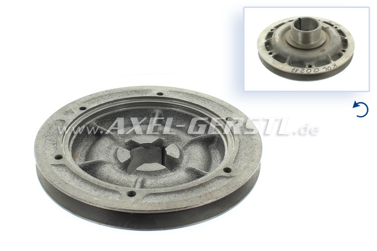 Pulley for oil centrifuge