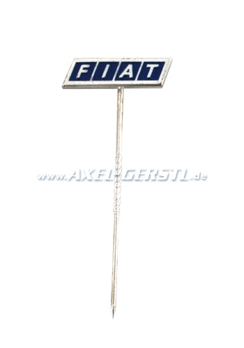 Pin Fiat emblem blue