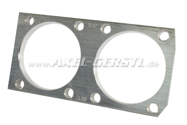 Spacer plate - between engine bloc / cylinder 83,0 mm, 12 mm