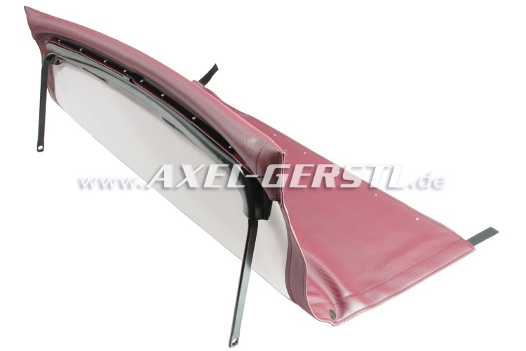Convertible top with front bow and middle stick,Bordeaux-red