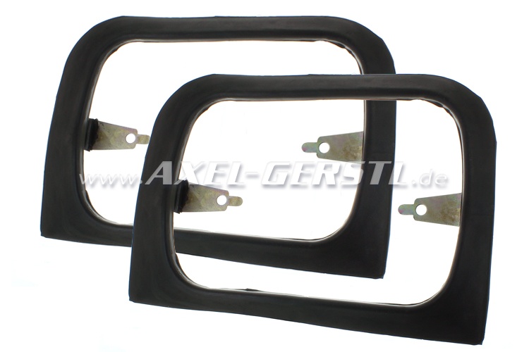 Headlamp frame left and right, plastic, Anti-Theft-Frame