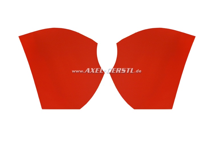 Wheel arch cover (Skay) red, in pairs