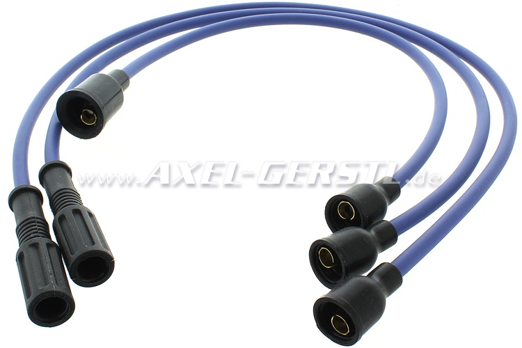 Set of spark plug cables, blue