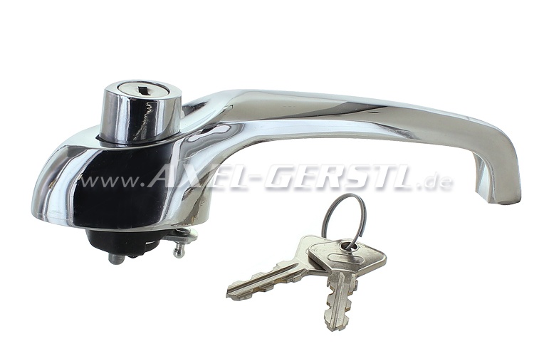 Türgriff/-schloß einzeln kpl. m. Zyl. & Schlüssel, A-Qual. Fiat 500 F/L/R