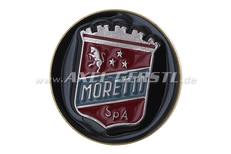 Emblem Moretti (rund), Metall