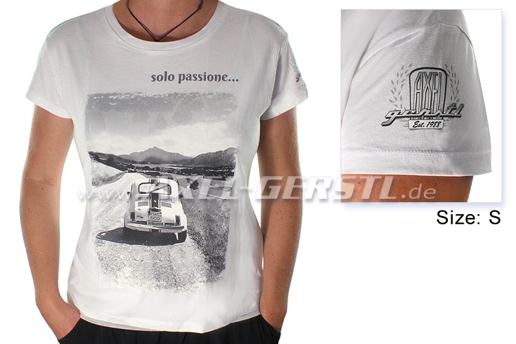 Female-T-shirt 30 Years of Axel Gerstl, Solo passione
